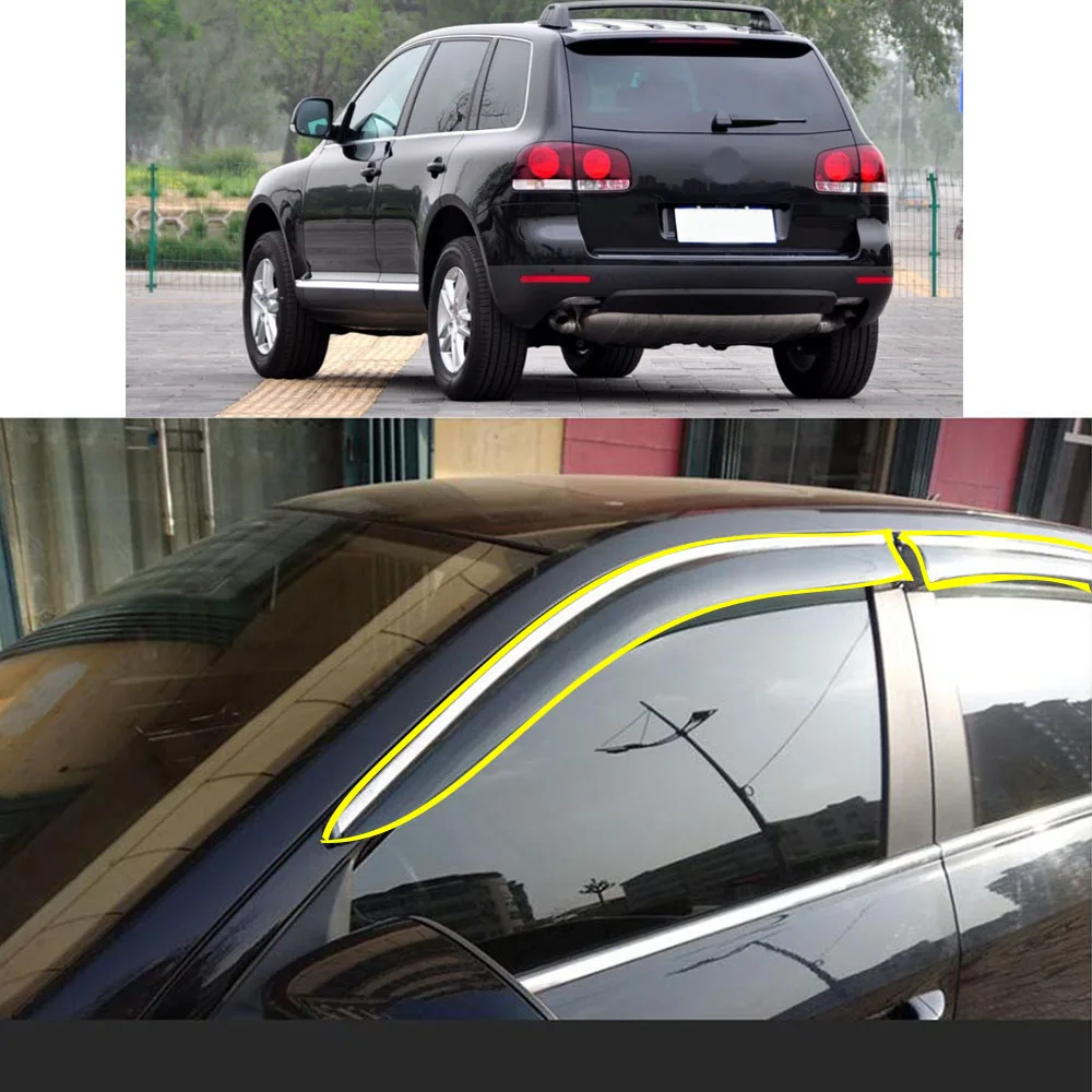 Car Sticker Plastic Window Glass Wind Visor Rain/Sun Guard Vent For VW Volkswagen Touareg 2004-2005 2006 2007 2008 2009-2010
Car Sticker Plastic Window Glass Wind Visor Rain/Sun Guard Vent For VW Volkswagen Touareg 2004-2005 2006 2007 2008 2009-2010