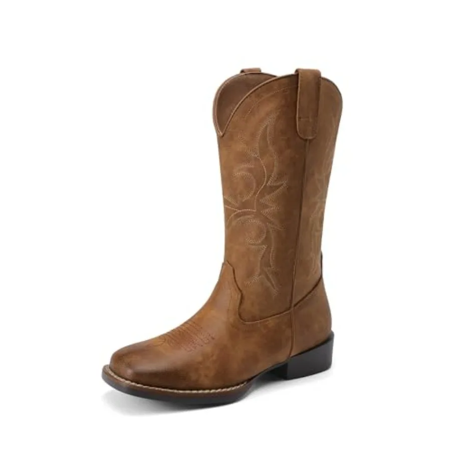 DREAM PAIRS Women's Cowboy Cowgirl Boots Embroidered Square Toe Mid Calf Western Boots Fashion Dress Chunky Low Heel Shoes for
DREAM PAIRS Women's Cowboy Cowgirl Boots Embroidered Square Toe Mid Calf Western Boots Fashion Dress Chunky Low Heel Shoes for