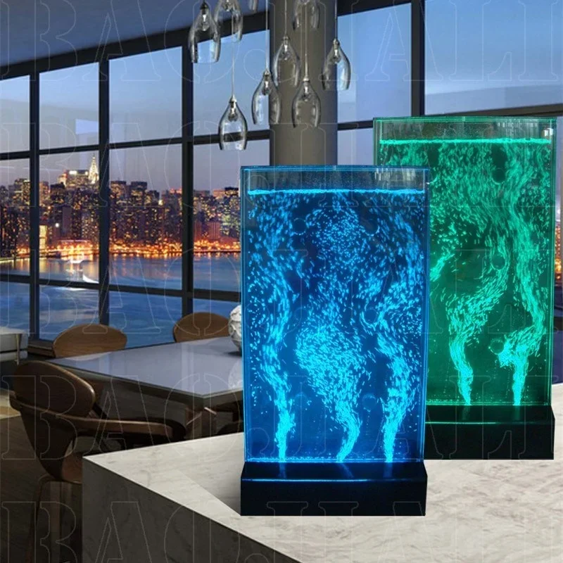 Sell like hot cakes tabletop home decoration led room water bubble wall panel with led lighted
Sell like hot cakes tabletop home decoration led room water bubble wall panel with led lighted