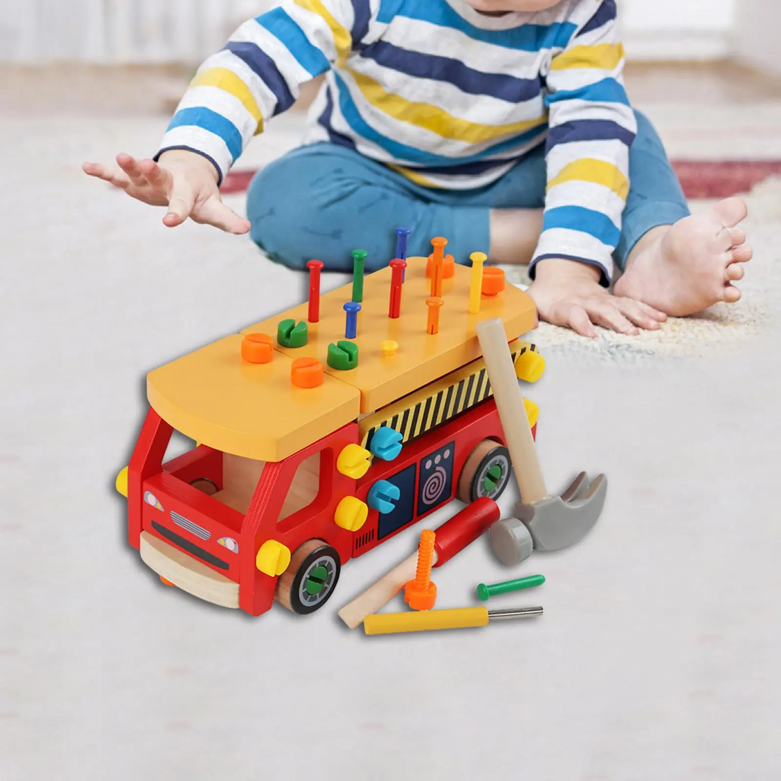 Screwdriver Board Set Cognition Game Fine Motor Skills Wooden Screw Board for Children from 3 Years Toddlers Preschool Girls
Screwdriver Board Set Cognition Game Fine Motor Skills Wooden Screw Board for Children from 3 Years Toddlers Preschool Girls