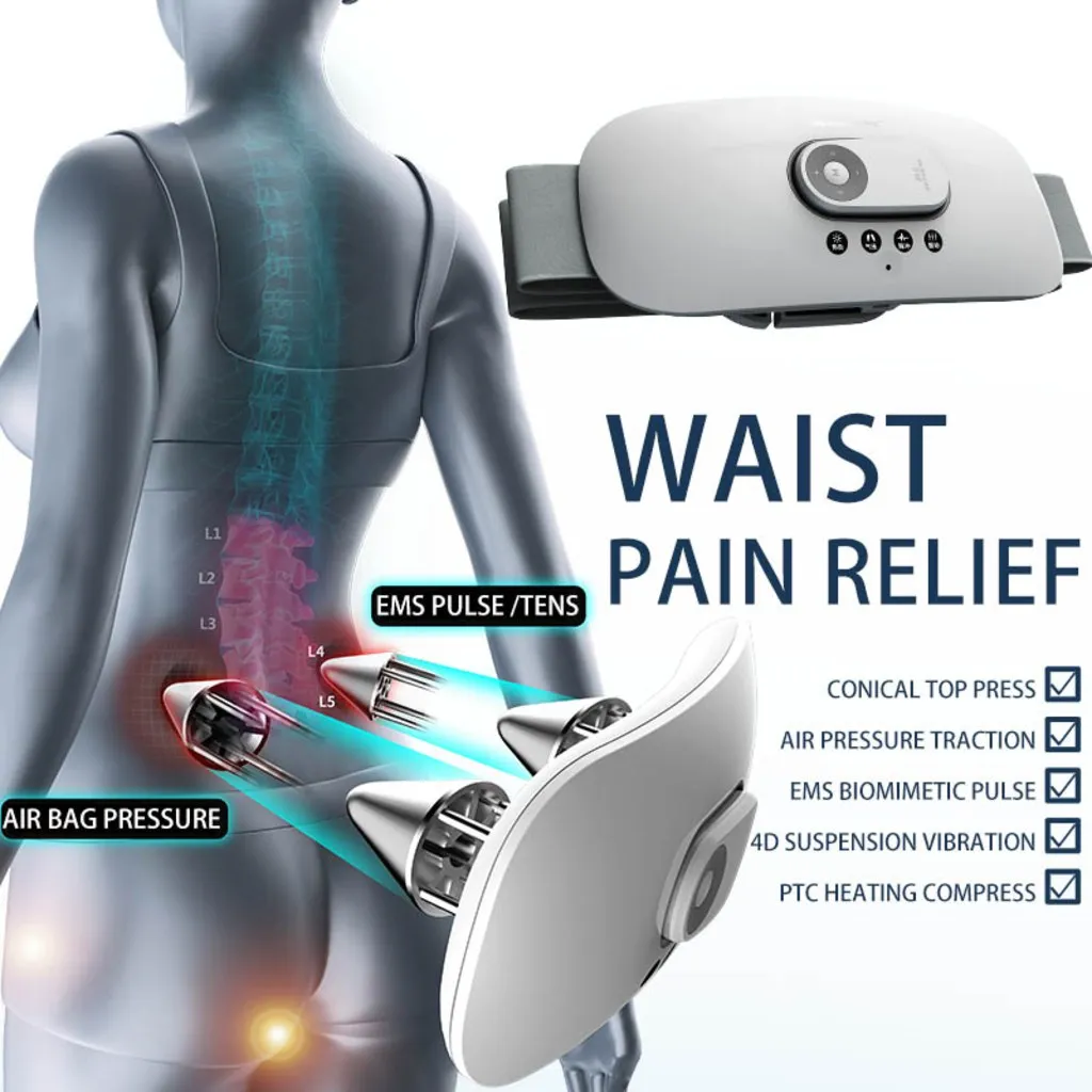 Hot Selling 2024 Lumbar Health Care Product Electric Waist Massage Belt with Air Pressure Lower Back Heating Pain Relief Machine
Hot Selling 2024 Lumbar Health Care Product Electric Waist Massage Belt with Air Pressure Lower Back Heating Pain Relief Machine