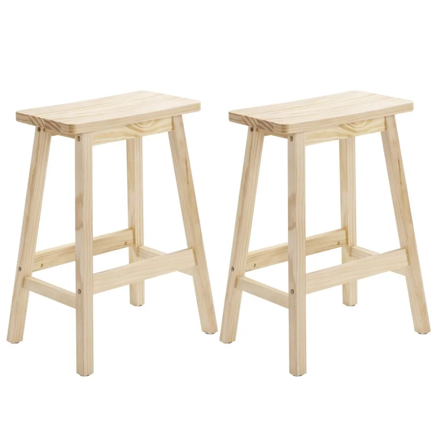 Set of 2 Saddle Seat Counter Stools 24 Wood Bar Stools for Dining Room Kitchen Pub Chair Wood Color
Set of 2 Saddle Seat Counter Stools 24 Wood Bar Stools for Dining Room Kitchen Pub Chair Wood Color