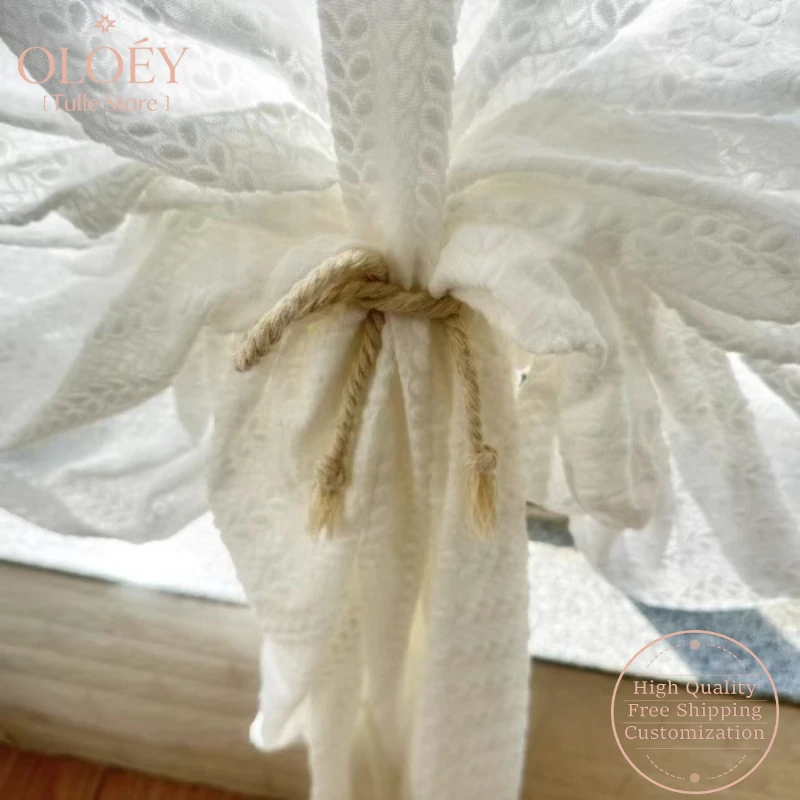 French Cashmere Sheer Curtain 3D Embossed Creamy Opaque High End Decorative Window Drape with Hook Loop Fastener Luxury Gauzes
French Cashmere Sheer Curtain 3D Embossed Creamy Opaque High End Decorative Window Drape with Hook Loop Fastener Luxury Gauzes