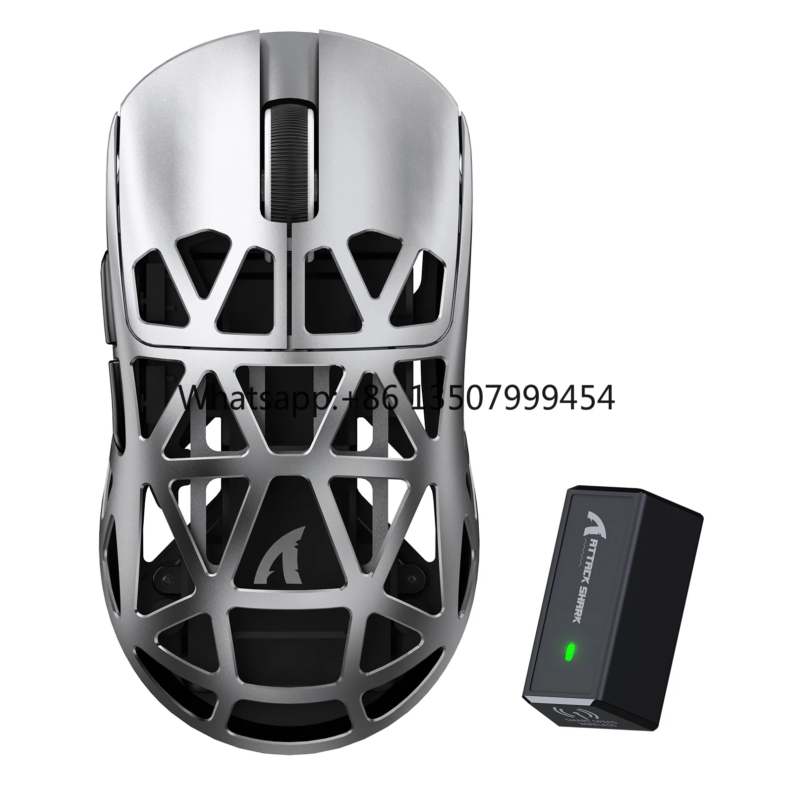 ATTACK SHARK R2 Magnesium Alloy Wireless Gaming Mouse 45g Superlight PAW3950 42000 DPI 8000Hz Polling Rate Tri-mode Gamer Mouse
ATTACK SHARK R2 Magnesium Alloy Wireless Gaming Mouse 45g Superlight PAW3950 42000 DPI 8000Hz Polling Rate Tri-mode Gamer Mouse