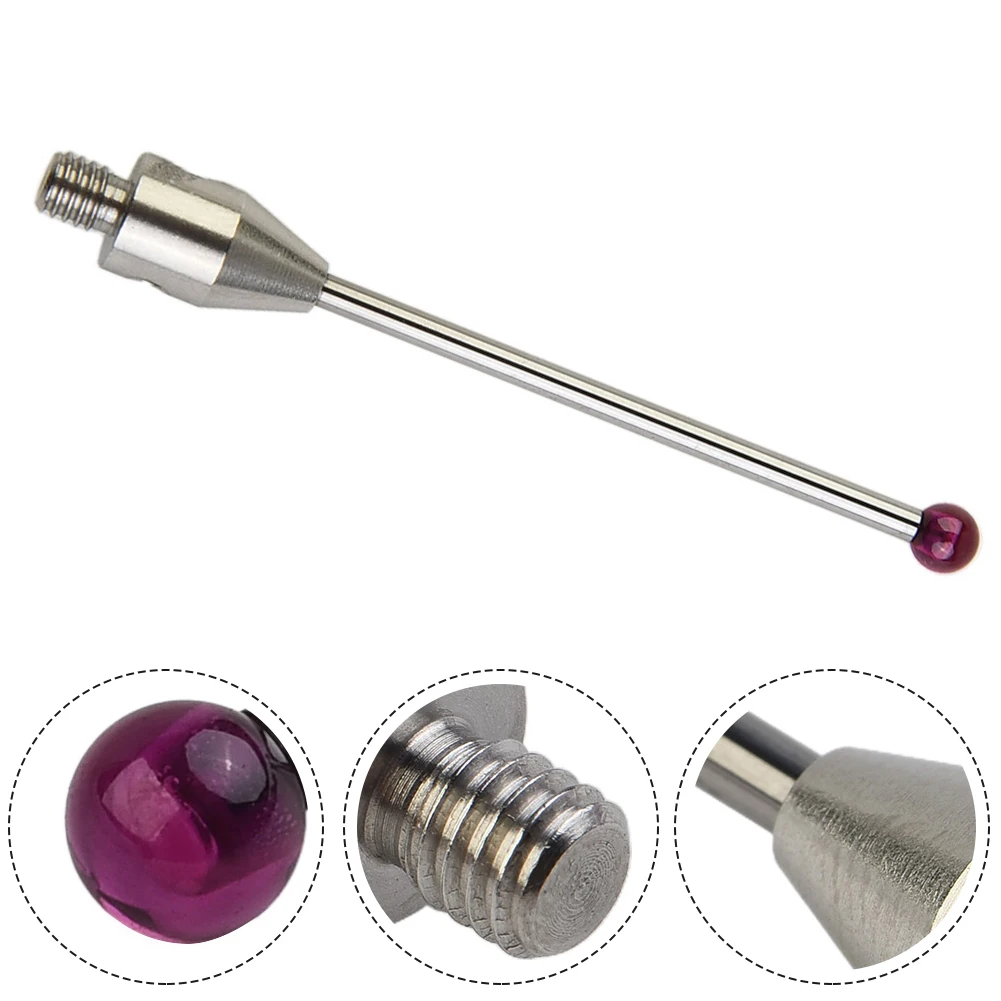 CMM Touch Probe, Threaded 4mm Red Ball 50mm Long Ceramic Extension Bar CMM Stylus For Renishaw A-5003-4799
CMM Touch Probe, Threaded 4mm Red Ball 50mm Long Ceramic Extension Bar CMM Stylus For Renishaw A-5003-4799