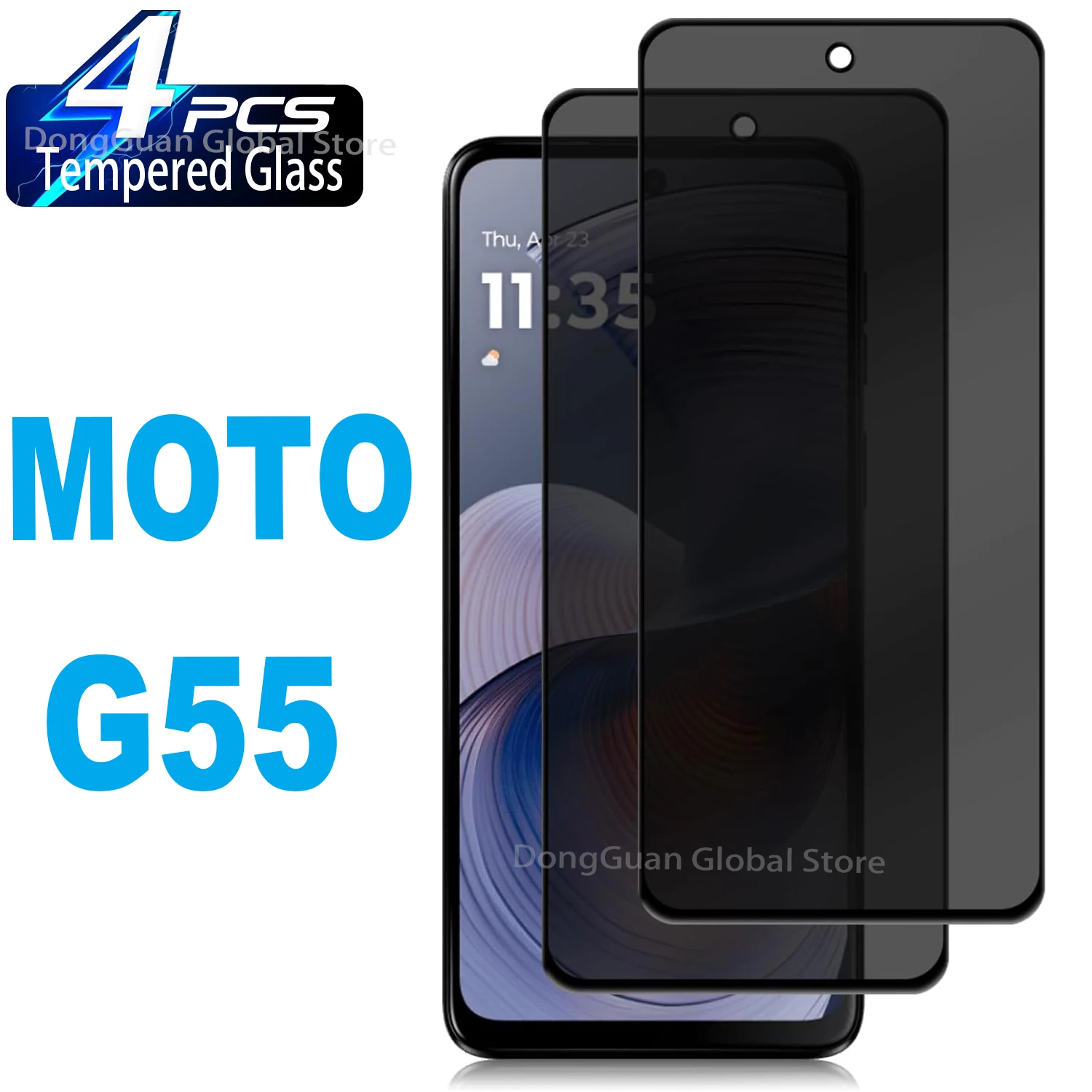 For Motorola Moto G55 Anti Spy Tempered Glass Protector Privacy Screen Glass Film
For Motorola Moto G55 Anti Spy Tempered Glass Protector Privacy Screen Glass Film