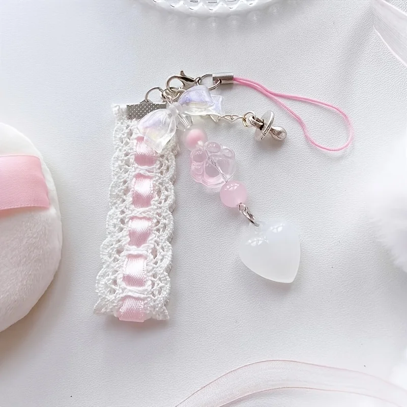 Phone lanyard, CCD camera lanyard, bag charm, phone accessories, millennial chain and fashionable strawberry bow pendant
Phone lanyard, CCD camera lanyard, bag charm, phone accessories, millennial chain and fashionable strawberry bow pendant