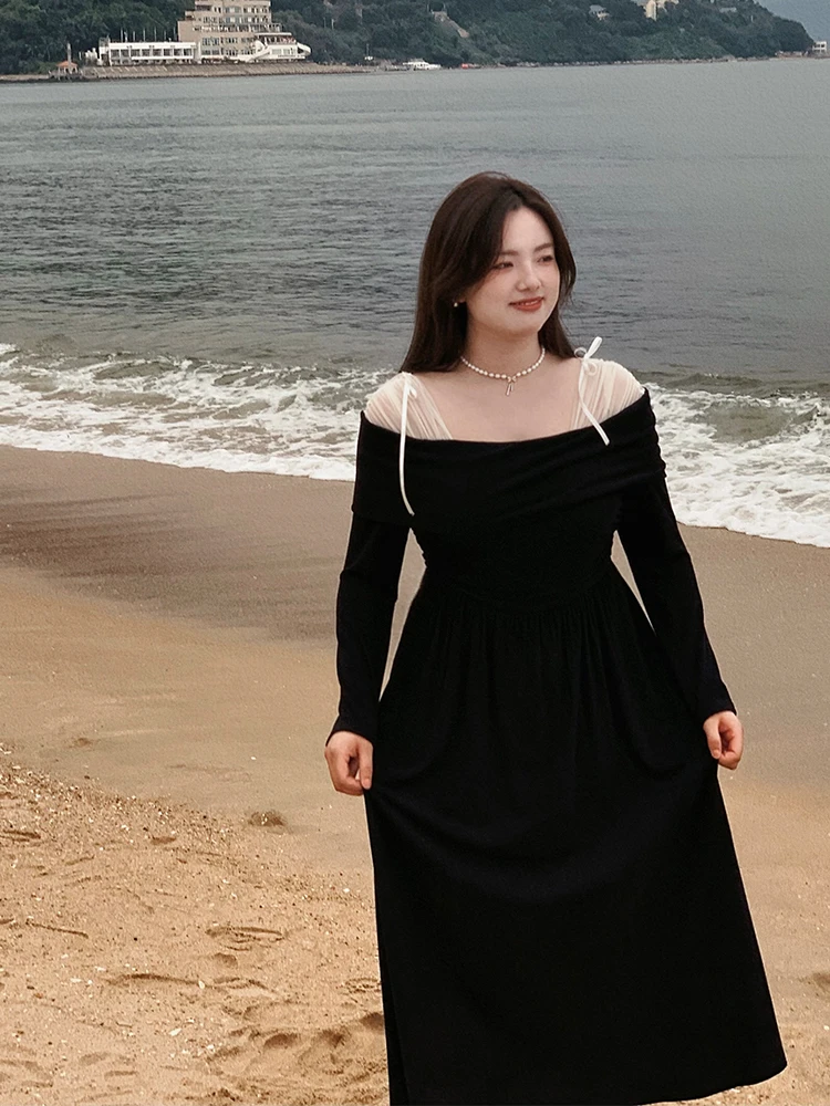 Elegant A-Line Midi Dress Slimming High Waist Concealing Hips for Commuting And Daily Wear Long Sleeve V-Neck Autumn Dress
Elegant A-Line Midi Dress Slimming High Waist Concealing Hips for Commuting And Daily Wear Long Sleeve V-Neck Autumn Dress