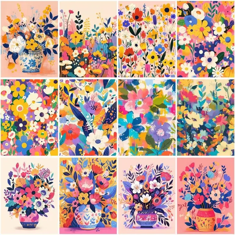 CHENISTORY 5d Diamond Painting Mosaic Colorful Flowers Full DIY Painting Rhinestone Pictures Home Decoration Craft Kit
CHENISTORY 5d Diamond Painting Mosaic Colorful Flowers Full DIY Painting Rhinestone Pictures Home Decoration Craft Kit