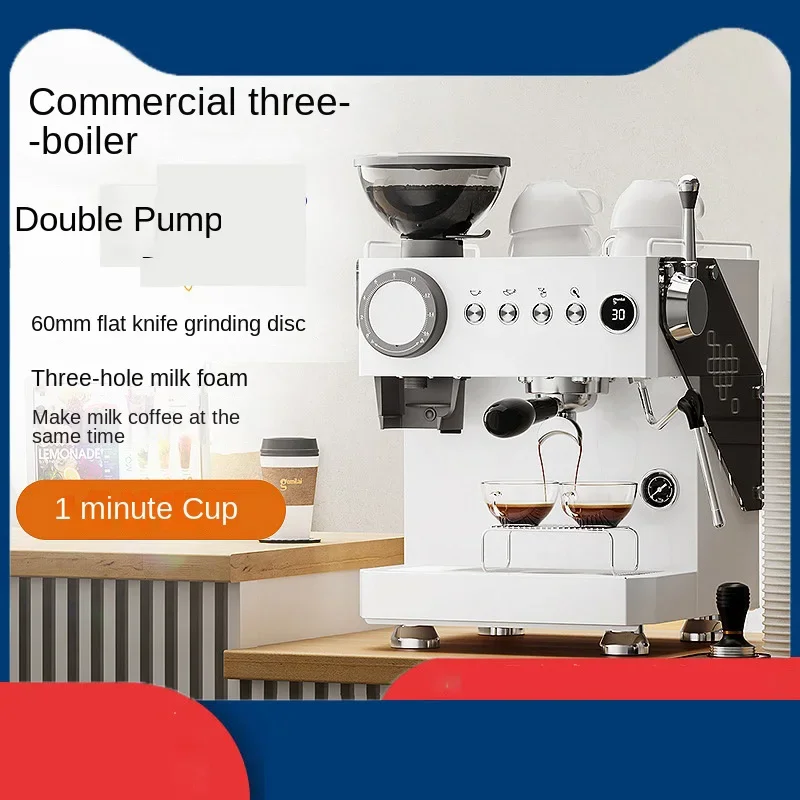 New CRM3812 Coffee Maker Coffee Machine Italian Semi-automatic Domestic And Commercial Grinding Machine, Instant Grinding
New CRM3812 Coffee Maker Coffee Machine Italian Semi-automatic Domestic And Commercial Grinding Machine, Instant Grinding