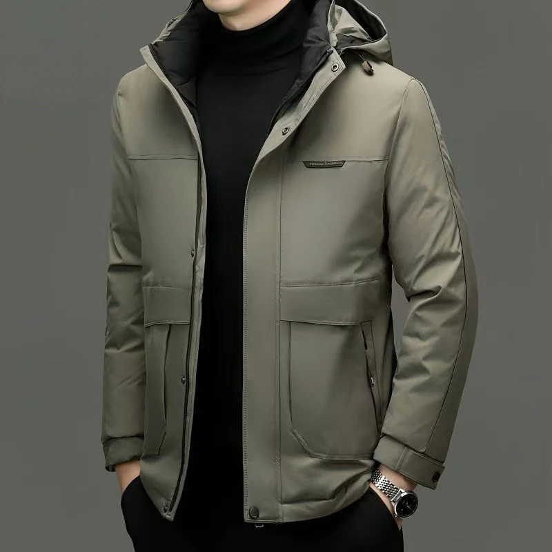 Hoodied Parka Clothes Winter Coats Mens Luxury Fashion Solid Hooded Outwear Windproof Warm Jackets Casual Thicken Cotton Parkas
Hoodied Parka Clothes Winter Coats Mens Luxury Fashion Solid Hooded Outwear Windproof Warm Jackets Casual Thicken Cotton Parkas