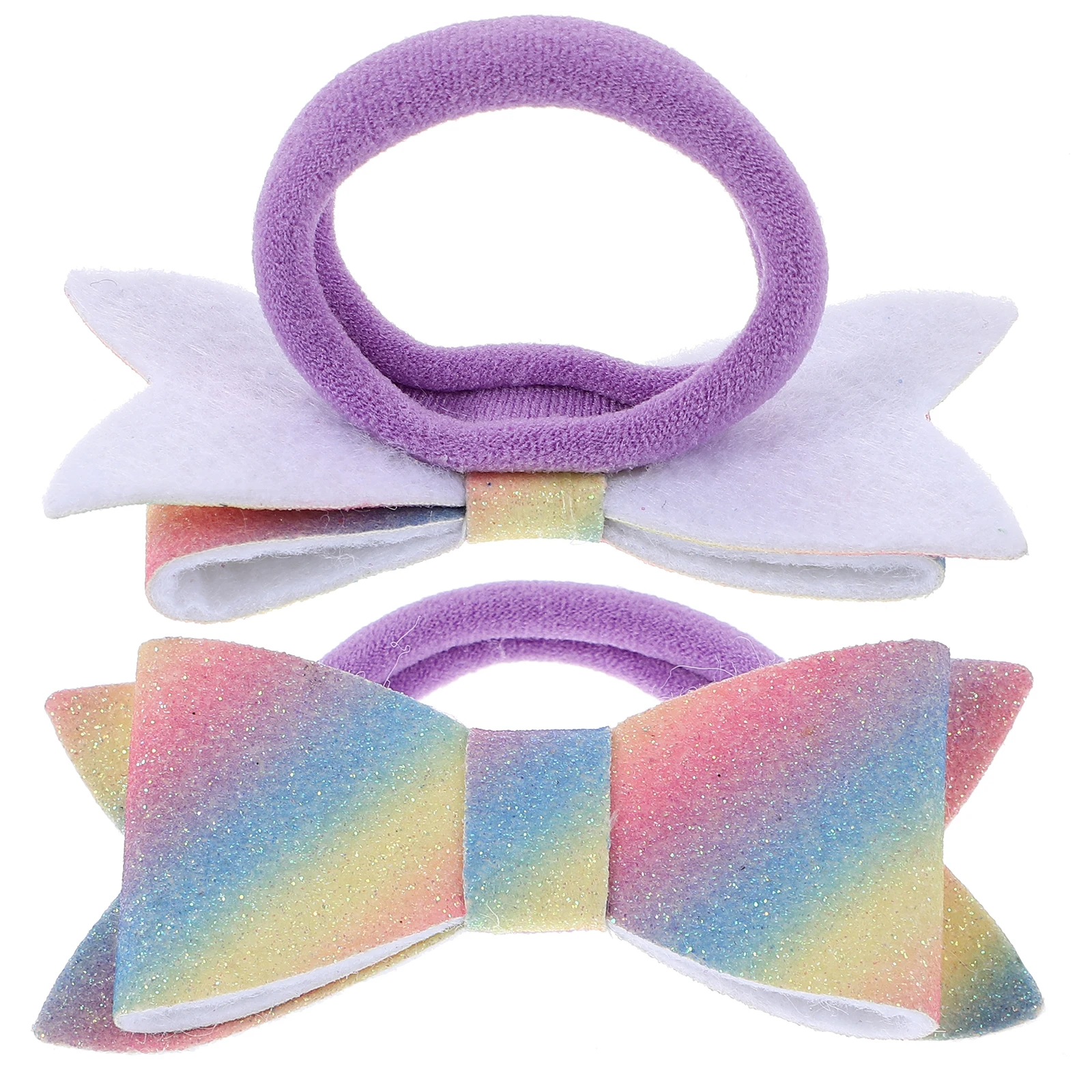 2 pcs Bow Hair Ties Children Glitter Elastic Ponytail Holders Cute Fabric Rope Hair Accessories Bright Color Toys
2 pcs Bow Hair Ties Children Glitter Elastic Ponytail Holders Cute Fabric Rope Hair Accessories Bright Color Toys