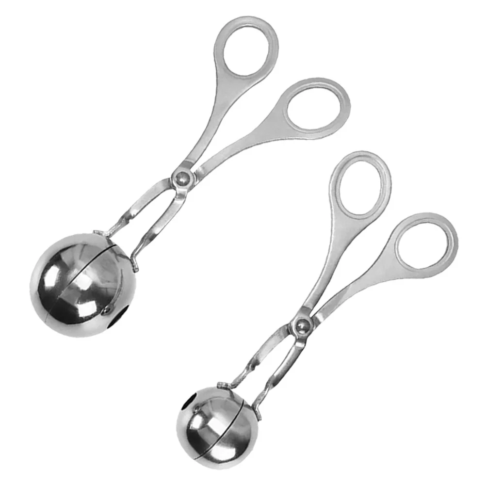 2Pcs Efficient Stainless Steel Meatball Maker Non Stick Surface Anti Slip Handles for Quick Preparation of Various Balls
2Pcs Efficient Stainless Steel Meatball Maker Non Stick Surface Anti Slip Handles for Quick Preparation of Various Balls