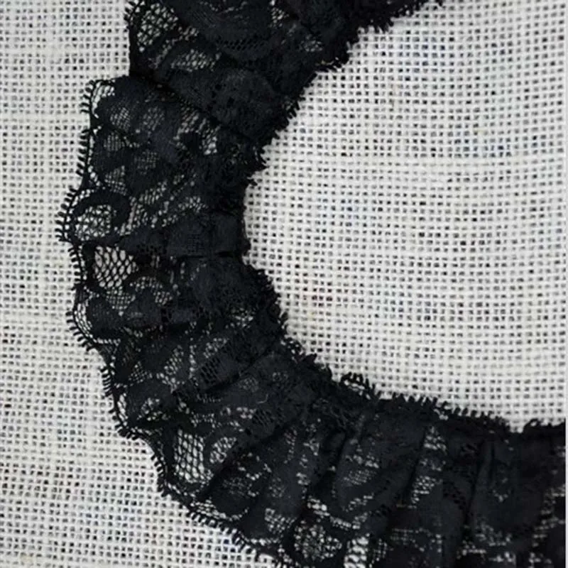 30Yards Embroidery White Black Flower Lace Fabric Trim Ribbon DIY Sewing Applique Collar Dress Wedding Guipure Decor
30Yards Embroidery White Black Flower Lace Fabric Trim Ribbon DIY Sewing Applique Collar Dress Wedding Guipure Decor