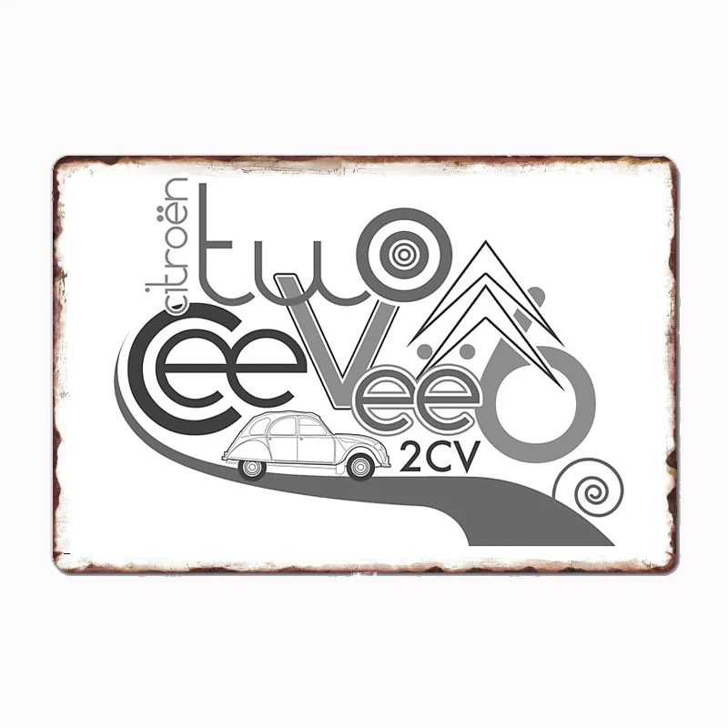 2CV Graphic Artwork Metal Sign Poster Garage Decoration Room Decor Automobile Club Tin Home Decor
2CV Graphic Artwork Metal Sign Poster Garage Decoration Room Decor Automobile Club Tin Home Decor