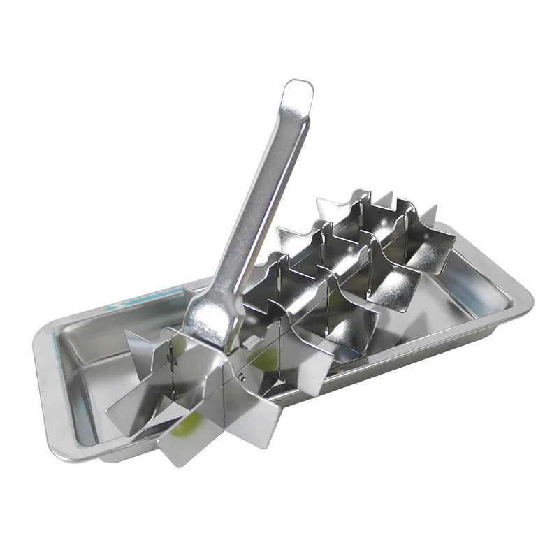 Stainless Steel Ice Cube Mold Maker with Handle Reusable Ice Tray for Cocktails Drinks Bar Home Kitchen Ice Making Tool
Stainless Steel Ice Cube Mold Maker with Handle Reusable Ice Tray for Cocktails Drinks Bar Home Kitchen Ice Making Tool