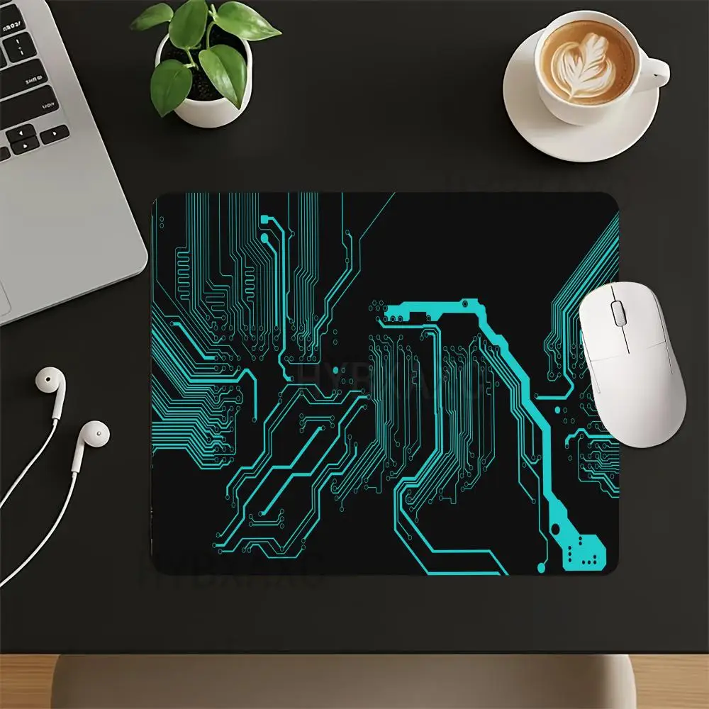 HYBXAXC Mat Non Slip Small Mouse Pad Blue Tech Circuit Board Gaming Desk Pad for Office Home PC Gamer Large Extended Keyboard
HYBXAXC Mat Non Slip Small Mouse Pad Blue Tech Circuit Board Gaming Desk Pad for Office Home PC Gamer Large Extended Keyboard