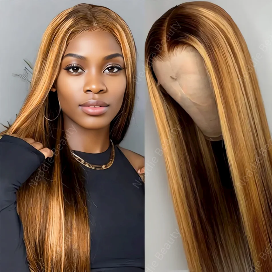 30 40 Inch Human Hair 100% Highlight Straight 13x6 HD Highlight Lace Frontal Wig Colored Transparent Afro Wig For Women Choice
30 40 Inch Human Hair 100% Highlight Straight 13x6 HD Highlight Lace Frontal Wig Colored Transparent Afro Wig For Women Choice