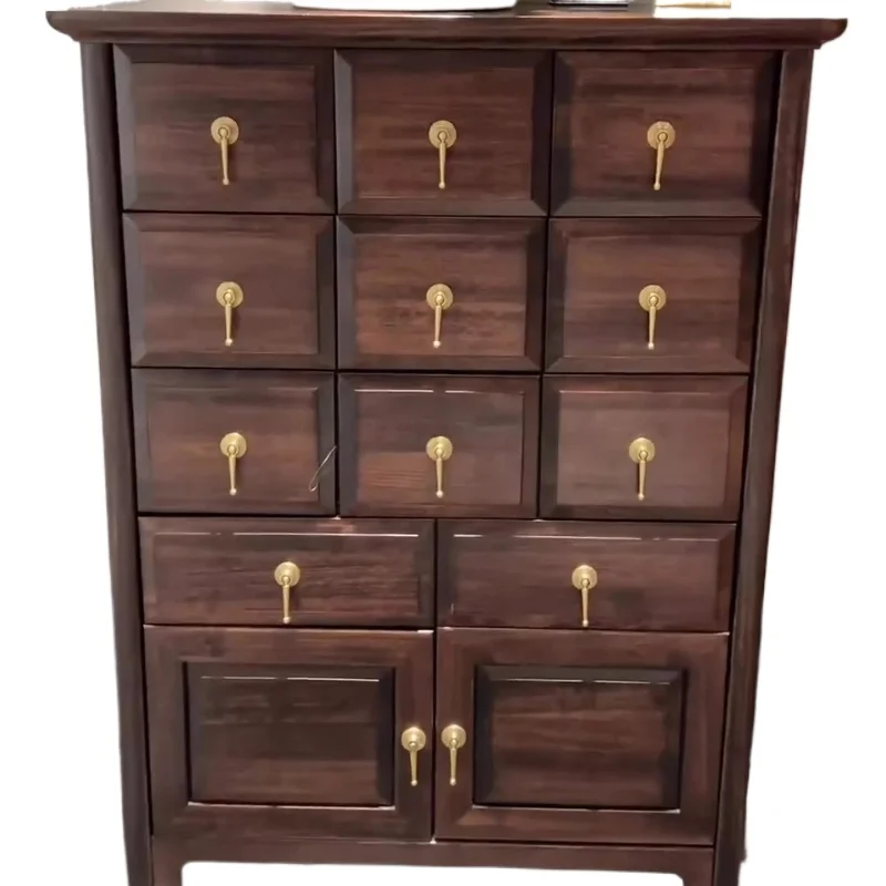 New Chinese style solid wood ebony wardrobe drawer style master bedroom large capacity storage cabinet living room
New Chinese style solid wood ebony wardrobe drawer style master bedroom large capacity storage cabinet living room