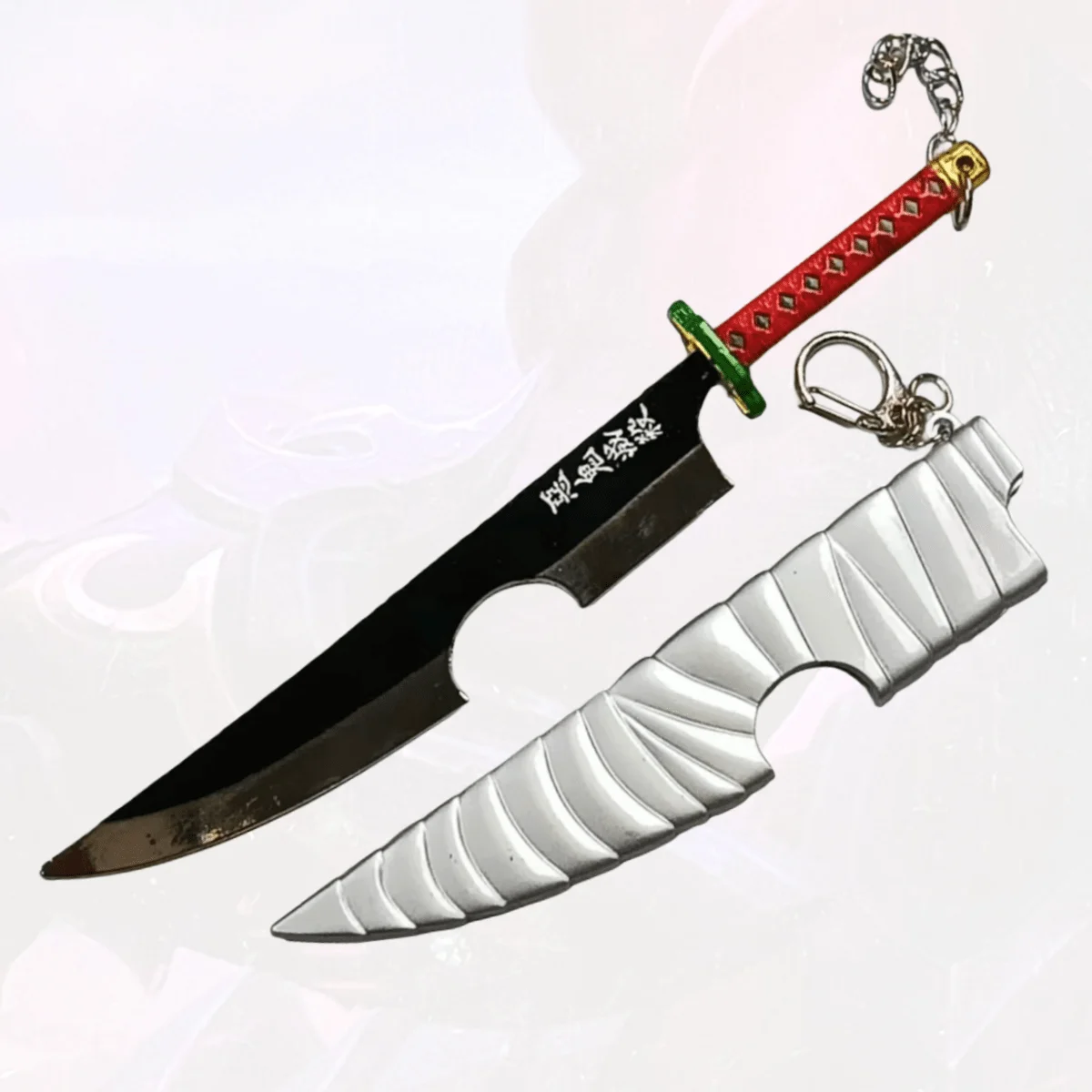 8.6inch Demon Slayer Uzui Tengen Metal Katana Sword Original Samurai Sabre Katana Sabre Ninja Knife Cosplay Accessories Prop Toy
8.6inch Demon Slayer Uzui Tengen Metal Katana Sword Original Samurai Sabre Katana Sabre Ninja Knife Cosplay Accessories Prop Toy