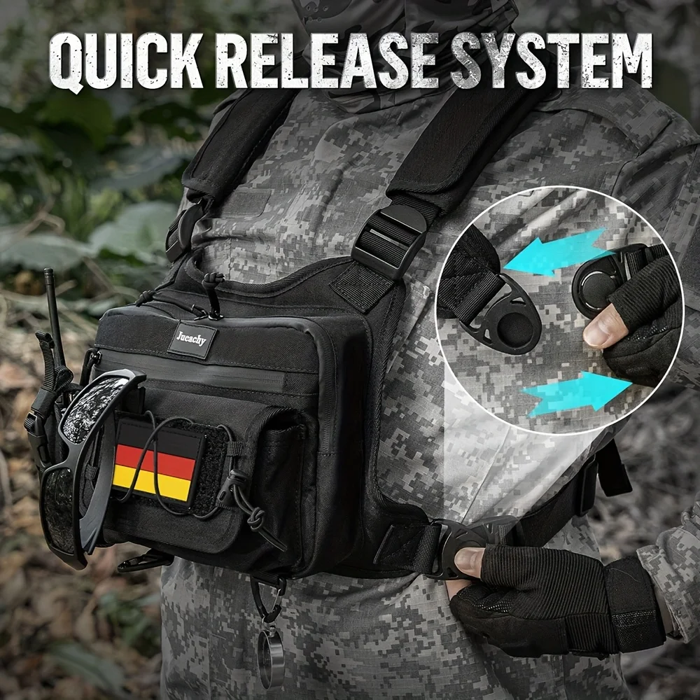Tactical Chest Bag for Men & Women Lightweight Breathable EDC Pouch for Outdoor Running Hiking Fishing Hunting Hiking Essentials
Tactical Chest Bag for Men & Women Lightweight Breathable EDC Pouch for Outdoor Running Hiking Fishing Hunting Hiking Essentials