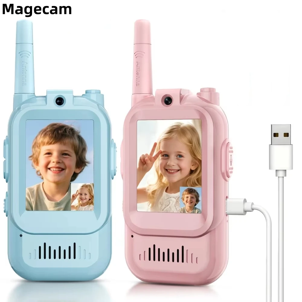Magecam Children's Video Walkie Talkies 2 Pack Rechargeable 2-inch High-definition Screen Voice Changer For Kids Gift Boys Girls
Magecam Children's Video Walkie Talkies 2 Pack Rechargeable 2-inch High-definition Screen Voice Changer For Kids Gift Boys Girls