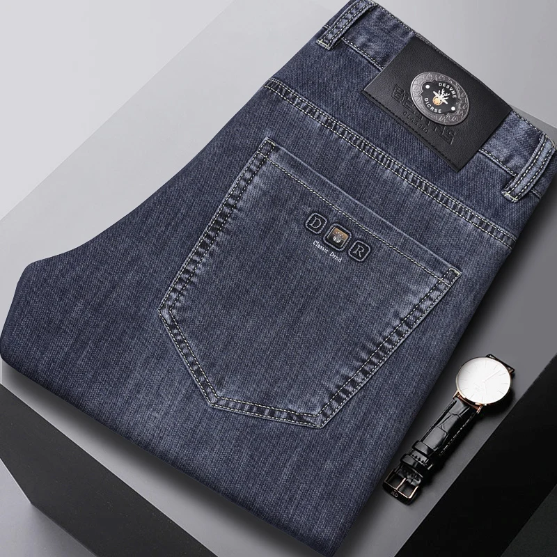 2026 High-end Business Men's Straight Wide Slim Elastic Fashion Casual Versatile Jeans for Summer
2026 High-end Business Men's Straight Wide Slim Elastic Fashion Casual Versatile Jeans for Summer