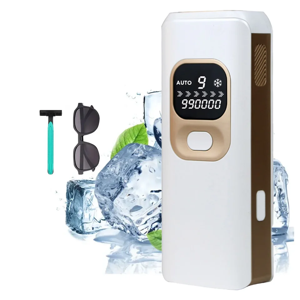 Hot Selling Products 2025 Portable 990000 Flashes Lcd Auto Mode Quartz Painless Laser Handle Ipl Hair Removal Ice Cooling
Hot Selling Products 2025 Portable 990000 Flashes Lcd Auto Mode Quartz Painless Laser Handle Ipl Hair Removal Ice Cooling