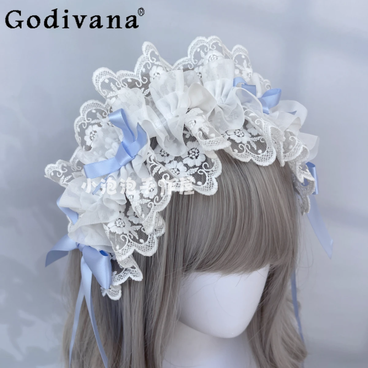 Japanese Original Doll Style Lolita Headwear Lace Bow Hairband Elegant Sweet Anime Cute Girl Adorable Hair Accessories
Japanese Original Doll Style Lolita Headwear Lace Bow Hairband Elegant Sweet Anime Cute Girl Adorable Hair Accessories