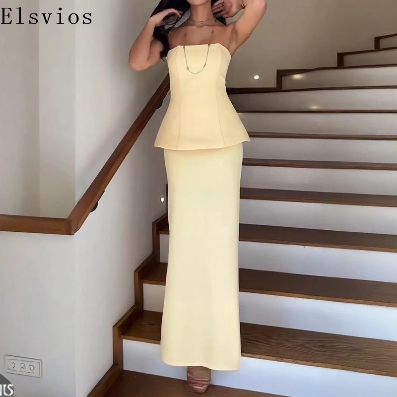 Elegant Off Shoulder Tops & Long Skirt Outfits Women Sexy Sleeveless Hollow Slim Party Suit 2025 Fashion Backless Solid 2Pc Sets
Elegant Off Shoulder Tops & Long Skirt Outfits Women Sexy Sleeveless Hollow Slim Party Suit 2025 Fashion Backless Solid 2Pc Sets