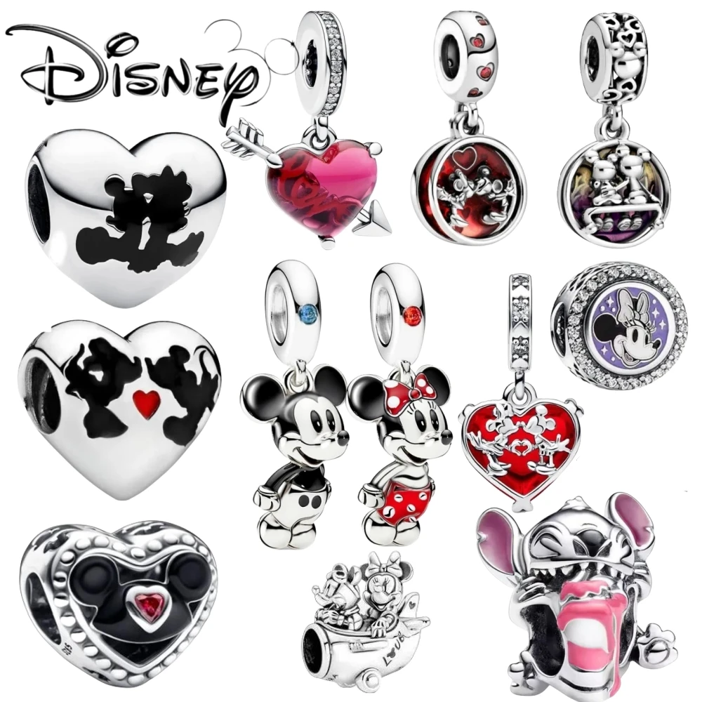 Disney 925 Silver Plating Stitch Charm Mickey Chain Bead Fit Original Pan Bracelet Pendant Ladies DIY Making Love Jewelry Gift
Disney 925 Silver Plating Stitch Charm Mickey Chain Bead Fit Original Pan Bracelet Pendant Ladies DIY Making Love Jewelry Gift