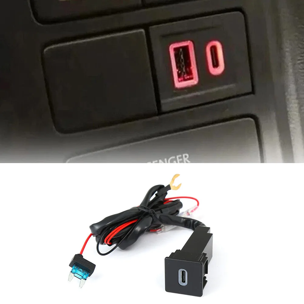 Зарядное устройство Type-C для автомобиля D-MAX T5 2021-2023, розетка USB-C для зарядки устройств
Зарядное устройство Type-C для автомобиля D-MAX T5 2021-2023, розетка USB-C для зарядки устройств