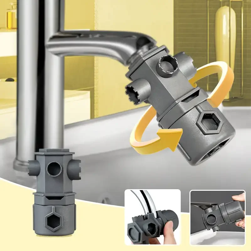 16 in 1 Wrench Tool Set For Faucet Kitchen Bathroom Multi-Purpose Maintenance Pipe Faucet Disassemble Aerator Replace Valve Core
16 in 1 Wrench Tool Set For Faucet Kitchen Bathroom Multi-Purpose Maintenance Pipe Faucet Disassemble Aerator Replace Valve Core