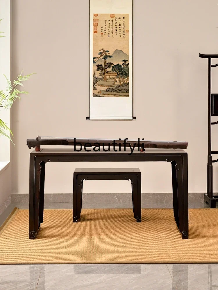 ls 27Mahogany Ming-style guqin table Small desk Guzheng guqin special table
ls 27Mahogany Ming-style guqin table Small desk Guzheng guqin special table