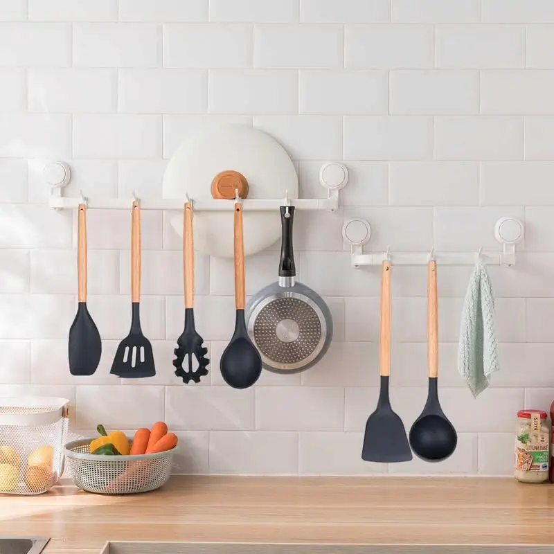 Silicone Kitchen Utensils Set Wooden Handle Cooking Utensils Set Non-Stick Heat Resistant Cooking Tools Kitchenware Utensils
Silicone Kitchen Utensils Set Wooden Handle Cooking Utensils Set Non-Stick Heat Resistant Cooking Tools Kitchenware Utensils