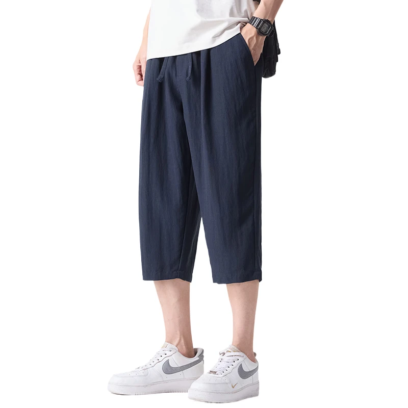 Men's Lightweight Shorts Summer Fashion Breathable Lyocell Linen Blend 7-Point Pants Comfortable Versatile Sports Casual Loose
Men's Lightweight Shorts Summer Fashion Breathable Lyocell Linen Blend 7-Point Pants Comfortable Versatile Sports Casual Loose