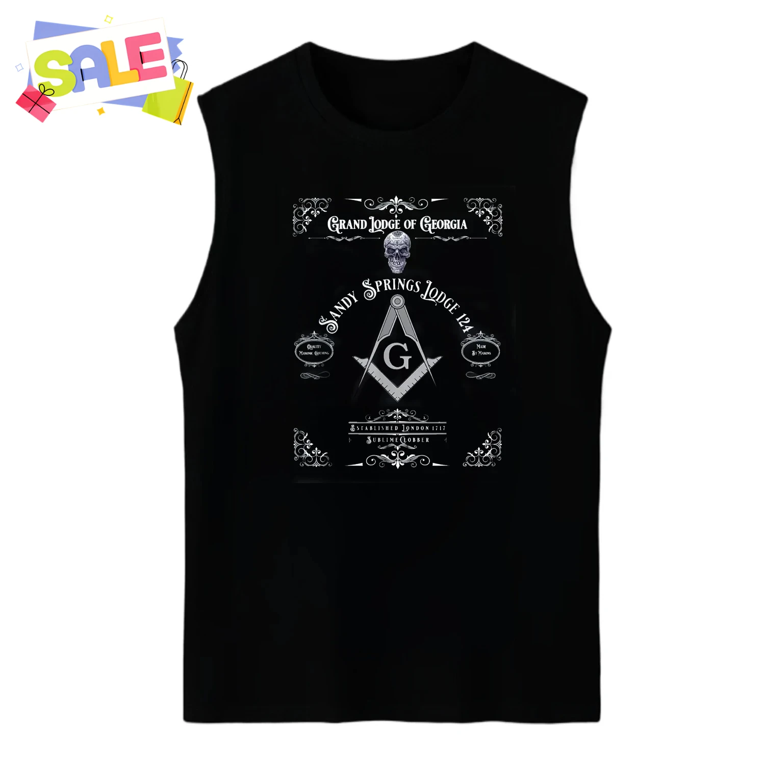 Sandy Springs Masonic Lodge Freemason Tanktop 100% Cotton O-Neck Summer Casual Mens tank tops Sleeveless T-shirt Streetwear
Sandy Springs Masonic Lodge Freemason Tanktop 100% Cotton O-Neck Summer Casual Mens tank tops Sleeveless T-shirt Streetwear