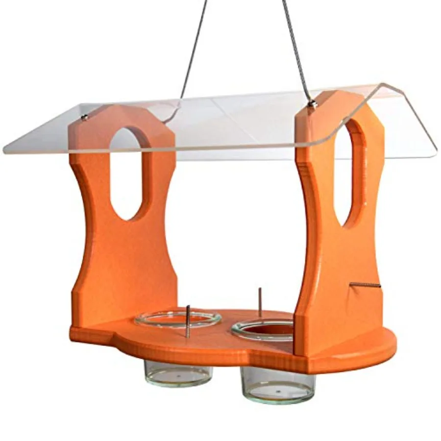 Ultimate Recycled Poly Oriole Bird Feeder - Fruit and Jelly Buffet Feed Oriole Jelly and Orange Halves
Ultimate Recycled Poly Oriole Bird Feeder - Fruit and Jelly Buffet Feed Oriole Jelly and Orange Halves