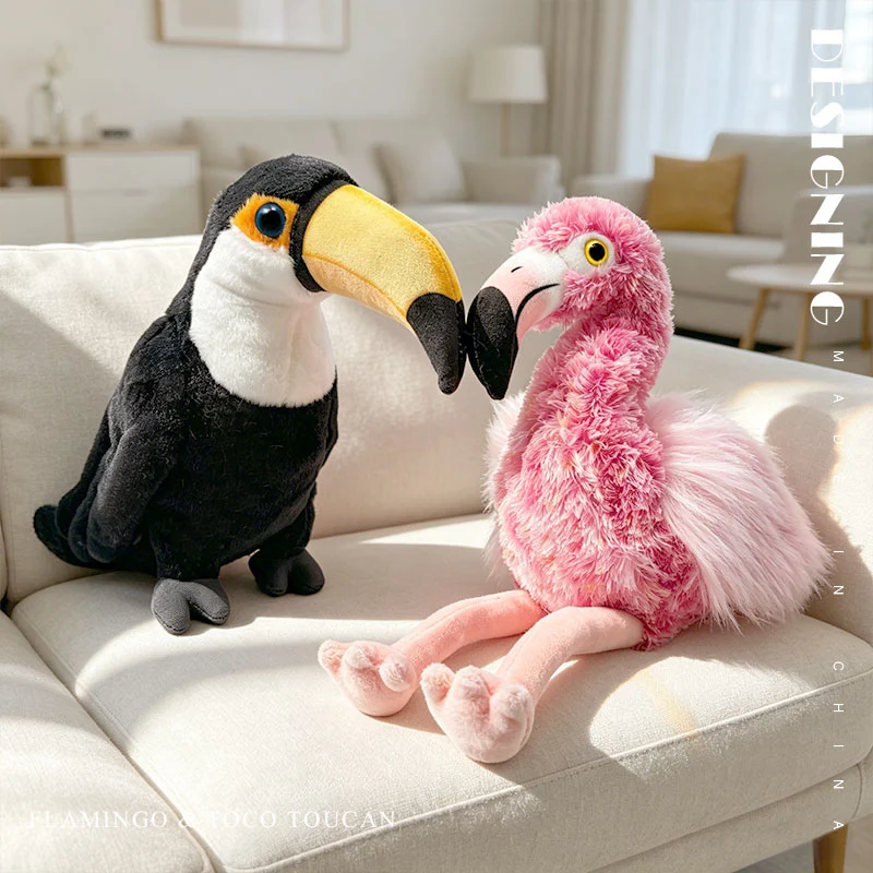 22/35cm Simulation Lifelike Birds Flamingo Plush Doll Stuffed Animal Soft Toucan Baby Appease Toys Funny for Kids Gift Decor
22/35cm Simulation Lifelike Birds Flamingo Plush Doll Stuffed Animal Soft Toucan Baby Appease Toys Funny for Kids Gift Decor