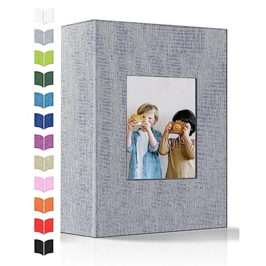 Photo Album 4x6 with, Slip-in Picture Albums, Linen Cover Memory Book with Front Window, Page Vertical Photo Book for Wedding,
Photo Album 4x6 with, Slip-in Picture Albums, Linen Cover Memory Book with Front Window, Page Vertical Photo Book for Wedding,