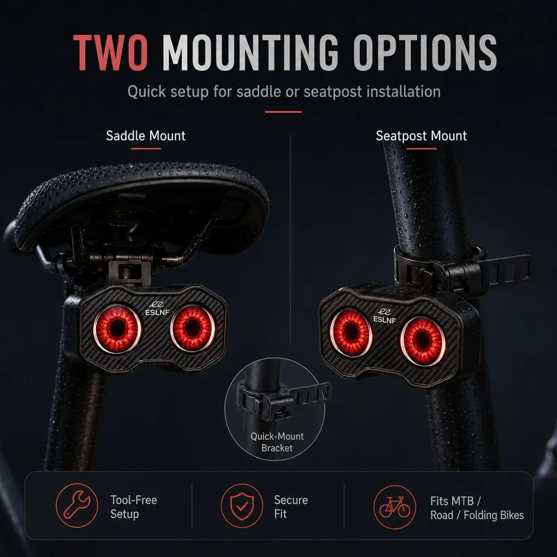 3D LED Demon Eye Bike Tail Light 6 Modes TypeC Rechargeable 1200mAh Waterproof for Motorcycle Bike Riding Safety Warning Light
3D LED Demon Eye Bike Tail Light 6 Modes TypeC Rechargeable 1200mAh Waterproof for Motorcycle Bike Riding Safety Warning Light