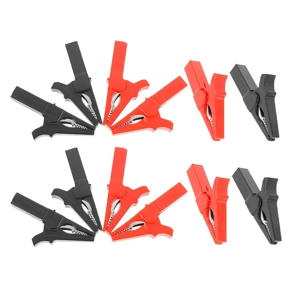 12Pcs Battery Alligator Clips Fully Insulated Heavy Duty Spring Loaded Clamps for Car Truck Automotive Compatible with 4Mm
12Pcs Battery Alligator Clips Fully Insulated Heavy Duty Spring Loaded Clamps for Car Truck Automotive Compatible with 4Mm