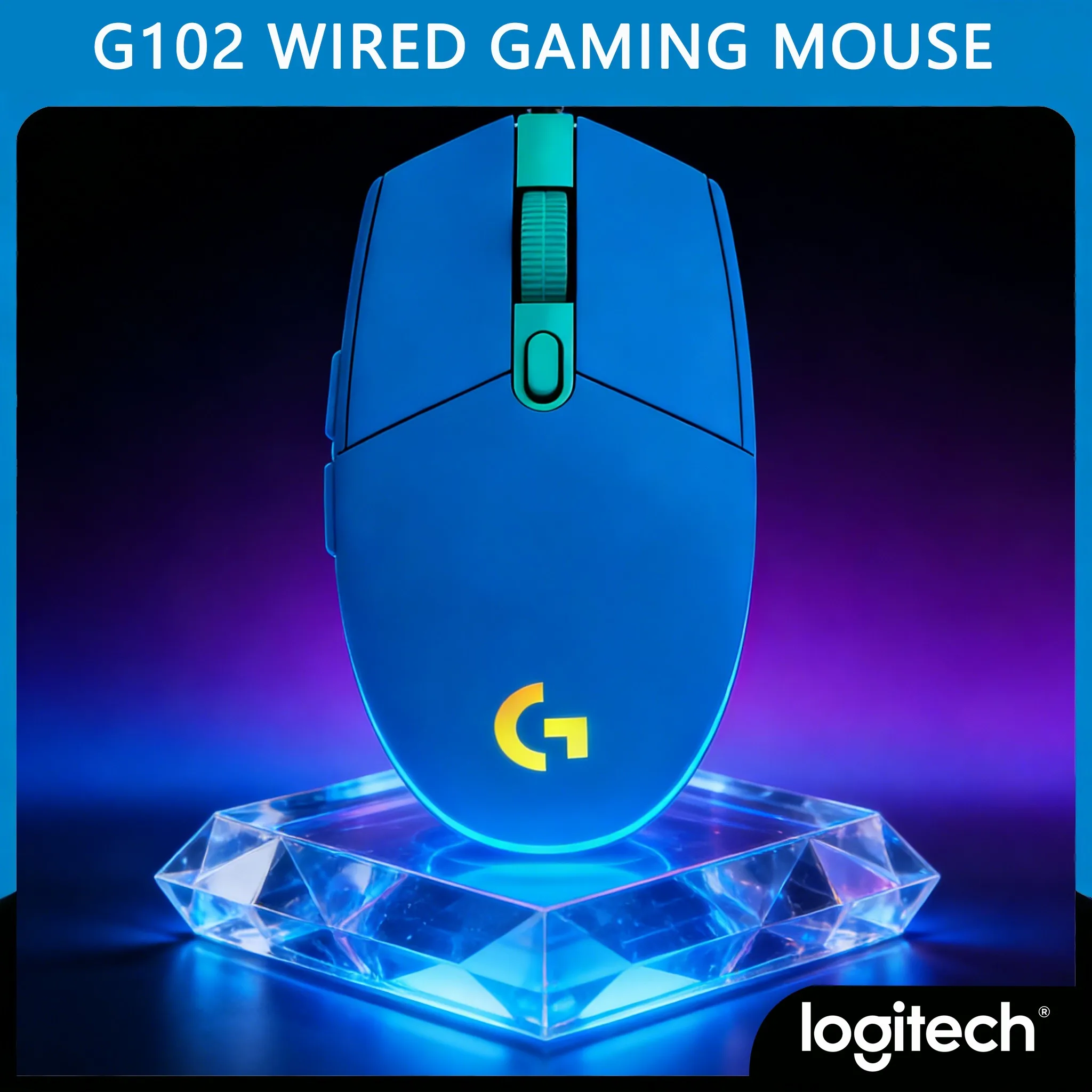 Logitech G102 RGB Gaming Mouse for Student PC Laptop Wired 8000DPI Ergonomic
Logitech G102 RGB Gaming Mouse for Student PC Laptop Wired 8000DPI Ergonomic