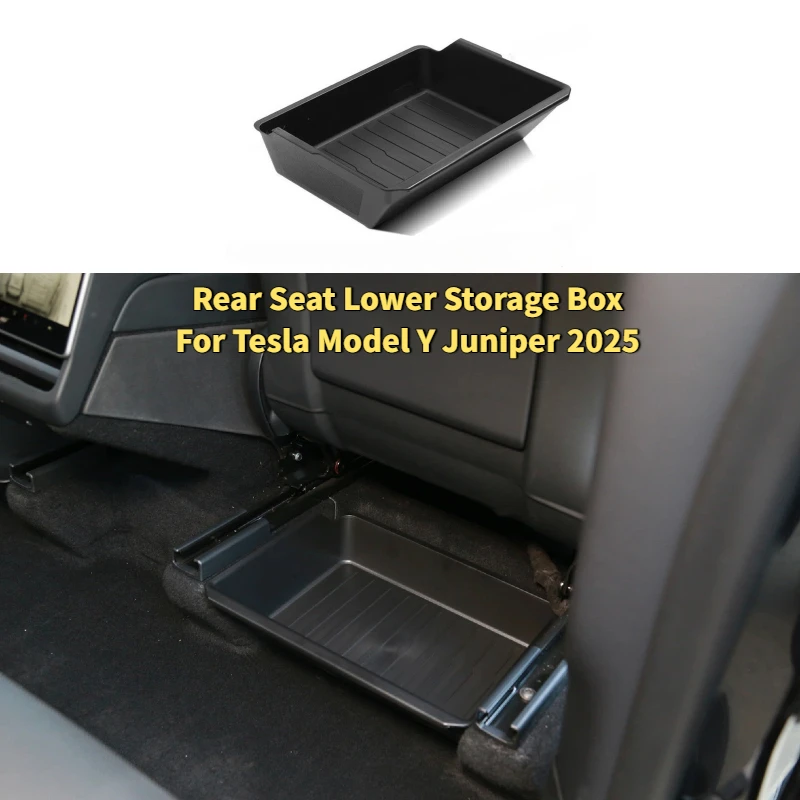 For Tesla Model Y Juniper 2025 Rear Seat Rear Lower Storage Box ABS Umbrella Storage Organizer Tray Interior Car Accessories
For Tesla Model Y Juniper 2025 Rear Seat Rear Lower Storage Box ABS Umbrella Storage Organizer Tray Interior Car Accessories