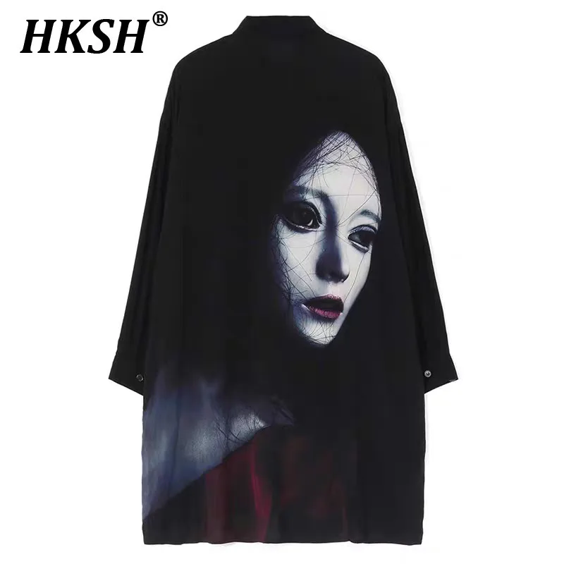 HKSH Spring Summer New Man Tide Dark Baggy Shirts Japanese Print Yamamoto High Street Techwear Chic Ins Women Shirt Tops HK4967
HKSH Spring Summer New Man Tide Dark Baggy Shirts Japanese Print Yamamoto High Street Techwear Chic Ins Women Shirt Tops HK4967