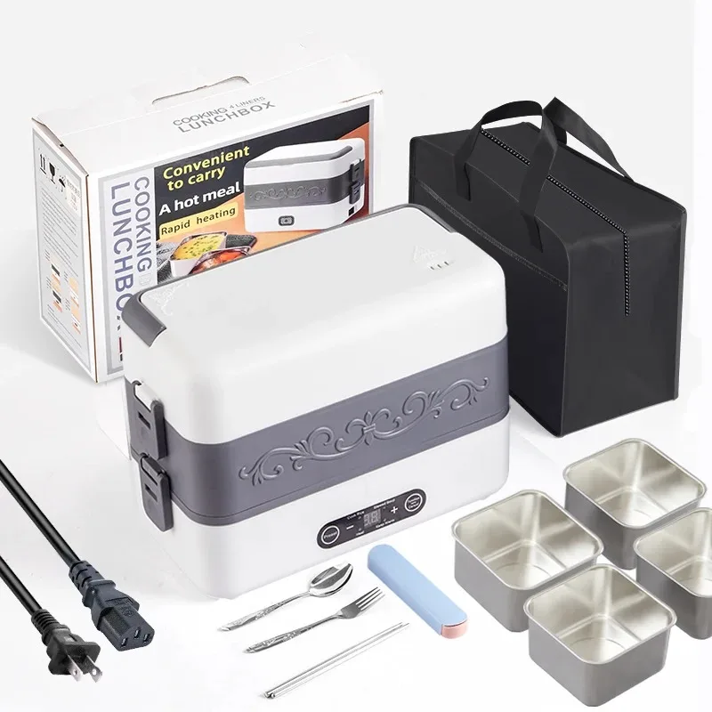 Large Capacity Electric Lunch Box Portable Office Household Food Heater Pre-Heating Plug-In Steaming Cooking
Large Capacity Electric Lunch Box Portable Office Household Food Heater Pre-Heating Plug-In Steaming Cooking