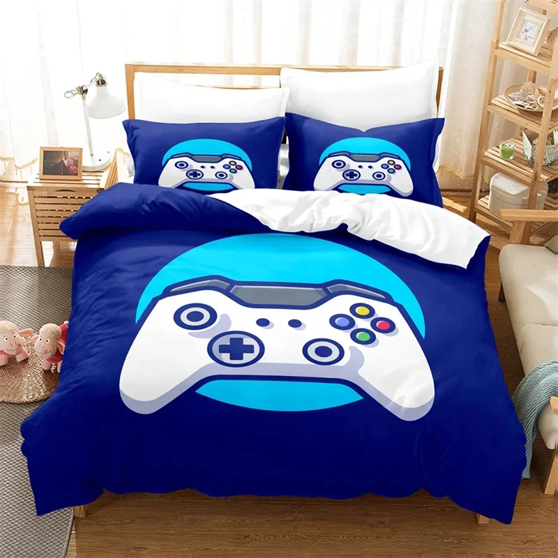 Gamepad Duvet Cover Gamer Bedding Set Twin Full For Teens Boys Playroom Decor Microfiber Video Games Controller Comforter Cover
Gamepad Duvet Cover Gamer Bedding Set Twin Full For Teens Boys Playroom Decor Microfiber Video Games Controller Comforter Cover