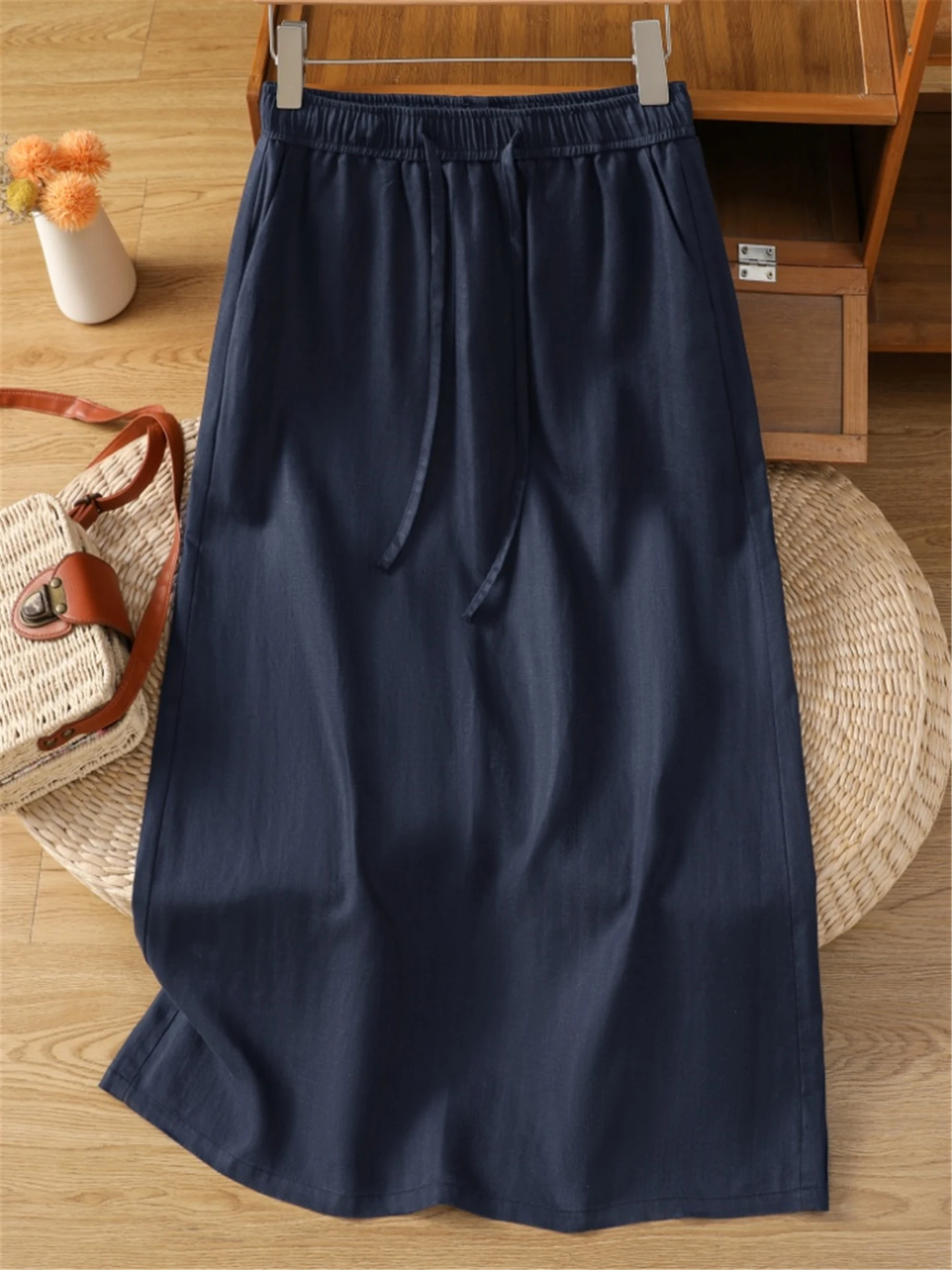 Women's Mid-Length A-Line Skirt Linen Cotton Straight Cut Slit High Waist Commute Style Summer Fashion plus Size
Women's Mid-Length A-Line Skirt Linen Cotton Straight Cut Slit High Waist Commute Style Summer Fashion plus Size