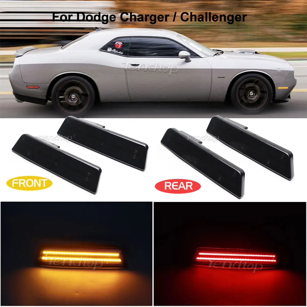 For 2008-2014 Dodge Challenger Charger Rear/Front LED Side Marker Light Side Repeater Lamp Turn Signal Light LED Panel Lamp
For 2008-2014 Dodge Challenger Charger Rear/Front LED Side Marker Light Side Repeater Lamp Turn Signal Light LED Panel Lamp