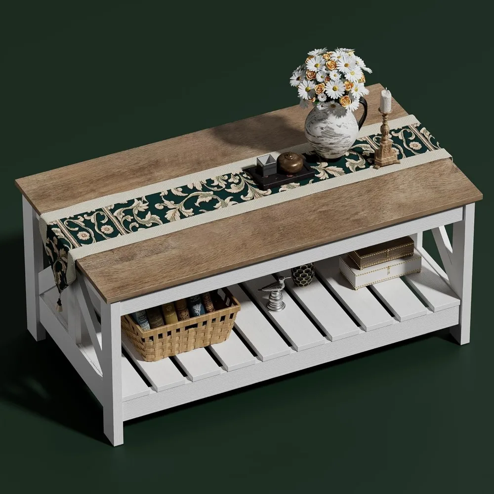 39" Farmhouse Coffee Table, Coffee Tables for Living Room, Farmhouse Square Coffee Table with Storage, Couch Table, Small Table
39" Farmhouse Coffee Table, Coffee Tables for Living Room, Farmhouse Square Coffee Table with Storage, Couch Table, Small Table